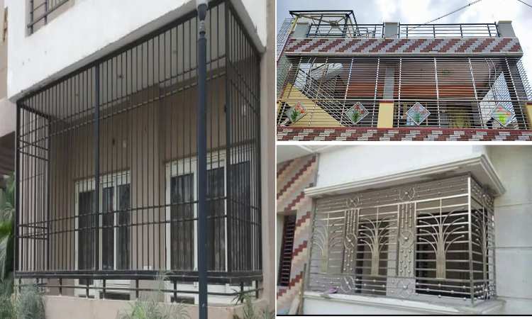 Modern grill design for balcony